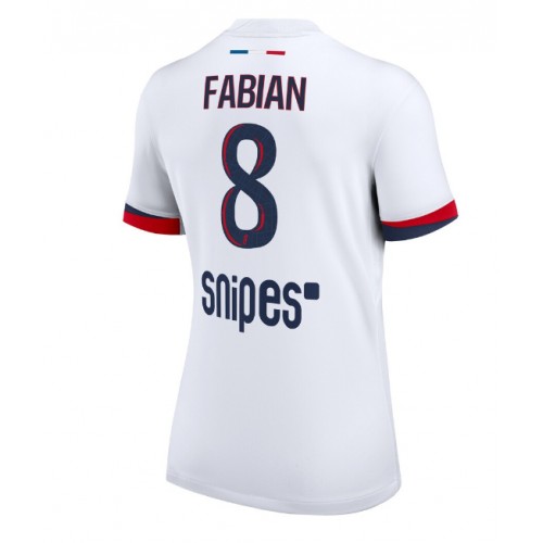 Paris Saint-Germain Fabian Ruiz #8 Replika Bortatröja Damer 2025-26 Kortärmad Paris Saint-Germain Fabian Ruiz #8 Replika Bortatröja Damer 2025-26 Kortärmad